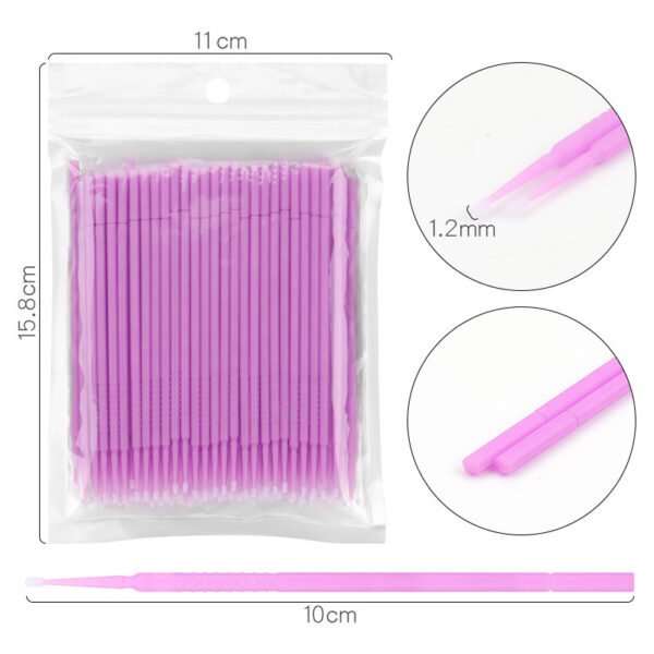 Micro Swabs Brush for clean and remover 100 pcs/package