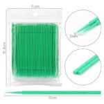 Micro Swabs Brush for clean and remover 100 pcs/package