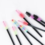 New design Colorful Eyelash Mascara Brush 50pcs/pack