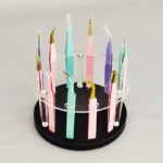 Eyelash Tweezer Rotatable Storage Stand 12-Hole