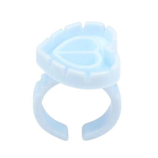 Sweet Heart Glue Ring 100pcs/pack